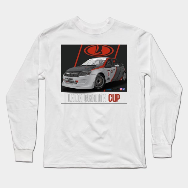 Lada Granta Cup Korotkov Long Sleeve T-Shirt by PjesusArt